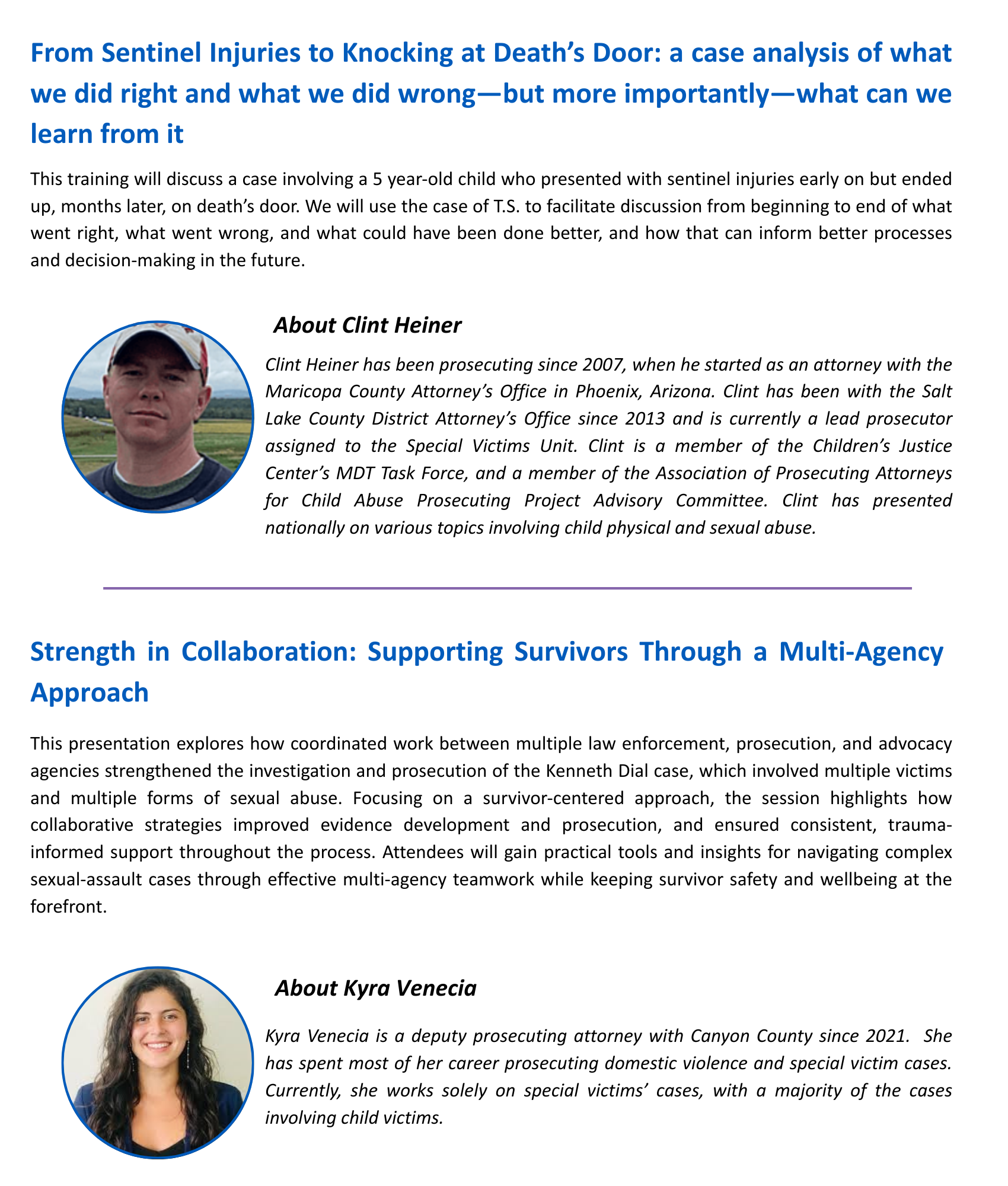 Presentations and Speakers